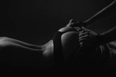 Men taking off womans panties. Womens butt. Girls undressed
