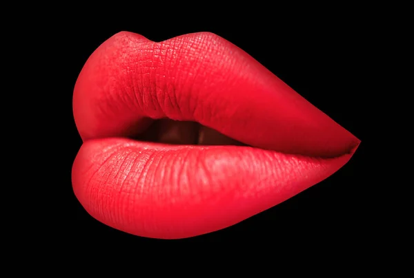 Boca Mulher Sexy Paixão Lábios Sensuais Paixão Sedução Design Arte — Fotografia de Stock