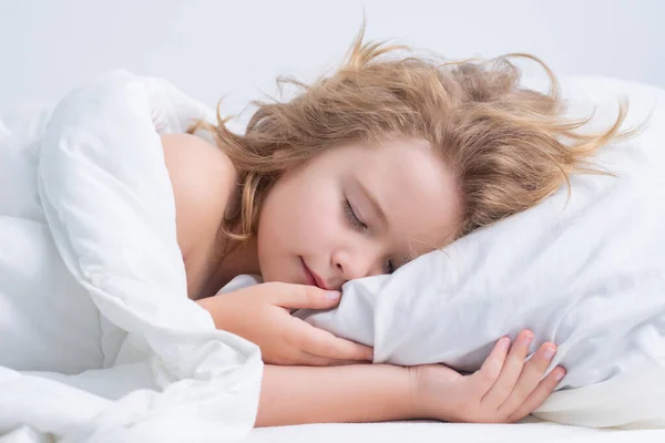Tidur Yang Nyenyak Anak Tidur Ranjang Rumah Tidur Anak Anak — Stok Foto