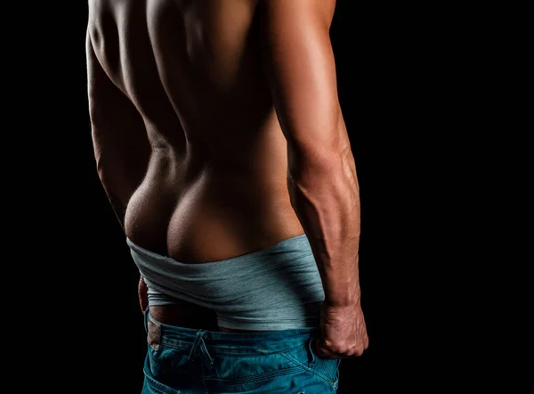 사이드 엉덩이에 힘있는 다움의 전리품 — 스톡 사진