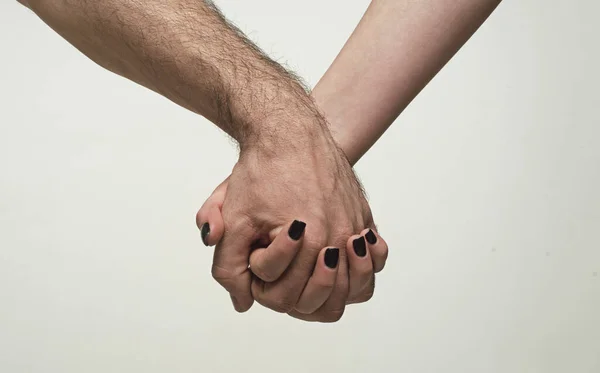 Helping Hands Holding Hand Close Giving Helping Hand Support Hand — Stock Photo, Image