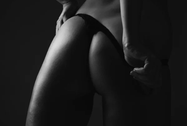 Sex Shop Sexy Female Ass Panties Sexy Curves Girl Butt — Stockfoto