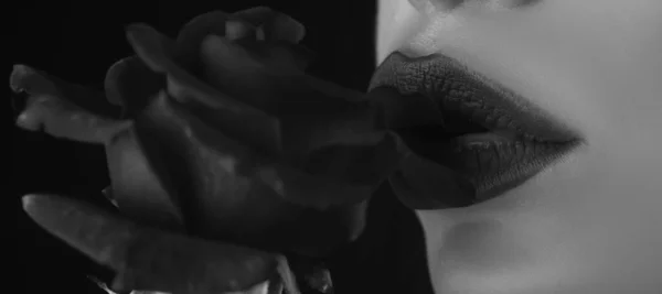 Σέξι Παχουλά Χείλη Χείλη Κόκκινο Κραγιόν Όμορφη Γυναίκα Χείλη Κόκκινο — Φωτογραφία Αρχείου