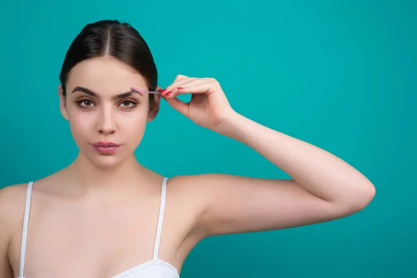 Cejas Máscara Cejas Belleza Natural Cejas Para Colorear Laminación Mujer —  Fotos de Stock