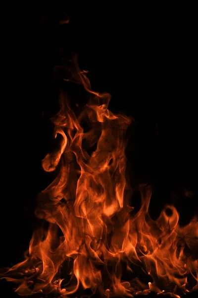 炎の動きパターン抽象的な質感 燃える火 炎のオーバーレイの背景 — ストック写真