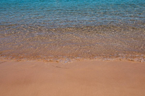 Тропічний Пляж Морським Піском Літніх Канікулах — стокове фото