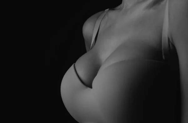 Women Large Breasts Sexy Breas Boobs Bra Sensual Tits Beautiful — Foto de Stock
