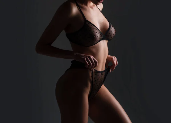 Women Large Breasts Transparent Lingerie Breas Boobs Bra Sensual Tits — Stockfoto
