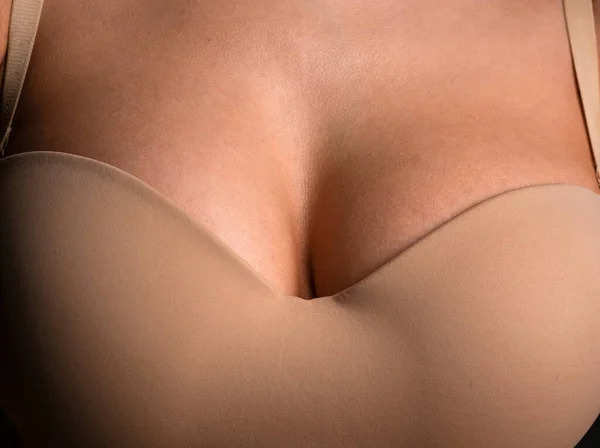 Sexy Large Breasts Woman Breas Boobs Bra Sensual Tits Beautiful — Stok fotoğraf