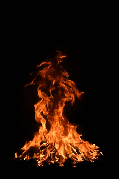 Огненное Пламя Движения Картина Абстрактной Текстуры Пылающий Огонь Огненный Фон — стоковое фото