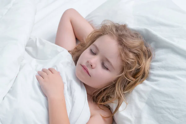 Tidur Pagi Anak Kecil Tidur Tidur Siang Anak Tidur Tempat — Stok Foto
