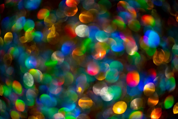 Kleurrijke Glitter Vintage Lichten Achtergrond Gedeconcentreerd — Stockfoto
