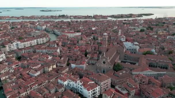Αεροπλάνο Drone Της Βενετίας Ιταλίας Αεροφωτογραφία Της Βενετίας Αεροφωτογραφία Του — Αρχείο Βίντεο