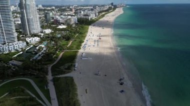 Miami Sahili 'nin kıyı manzarası