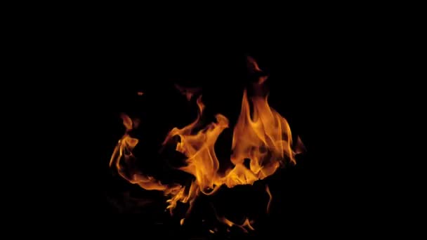 Φλόγα Φωτιάς Φώτα Φωτιάς Φωτιά Φλόγες Κόκκινο Και Κίτρινο Θερμική — Αρχείο Βίντεο