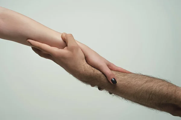 Rescue Helping Gesture Hands Salvation Relations Hand Reaching Out Help — Stock Photo, Image