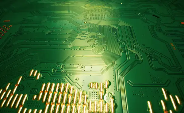 Electronic Circuit Board Technology Background Electronic Plate Pattern Circuit Board — ストック写真
