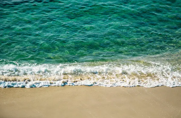 Blue ocean wave, ocean waves, natural background. Blue clean wavy sea water