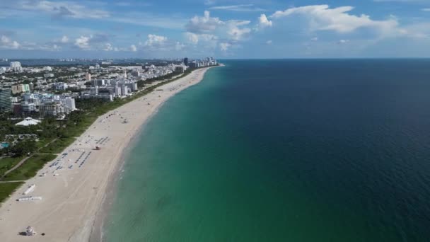 Miami Beach Airview Miami Beach City Florida — 비디오