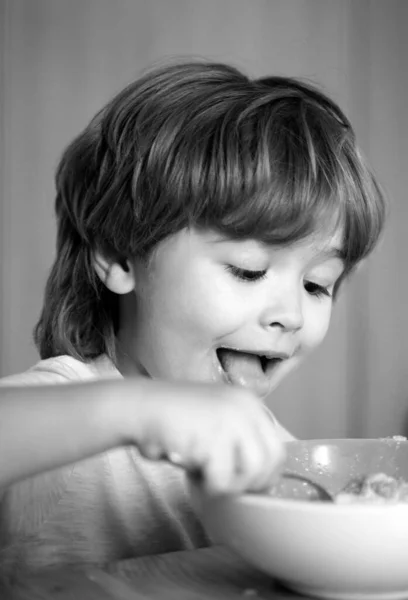 Baby Eating Food Drink Child — Stock Photo, Image