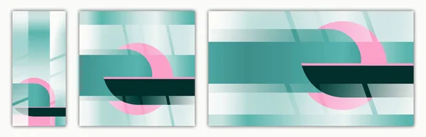 Templates set of cover header brochure. Horizontal vertical square design. Set of poster flyers. Template design for print banner or web