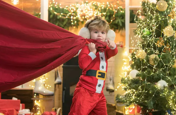 Acredite Milagre Natal Presentes Natal Entrega Ajudante Papai Noel Com — Fotografia de Stock
