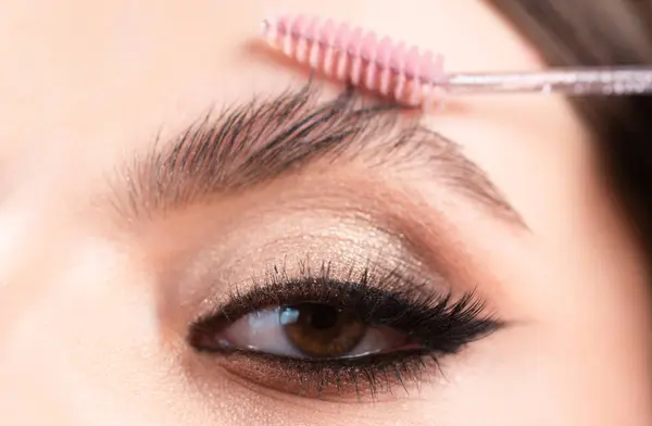 Eyebrows care cosmetics. Beauty spa treatments. Cosmetology products