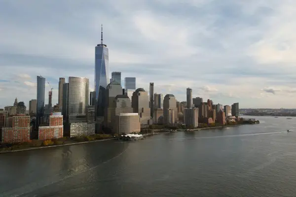 New Yorker Skyline Wahrzeichen Wolkenkratzer Reise Nach Amerika New York — Stockfoto