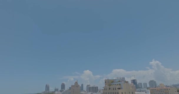 Вид Воздуха Оушен Драйв Майами Вид Воздуха Майами Район Арт — стоковое видео