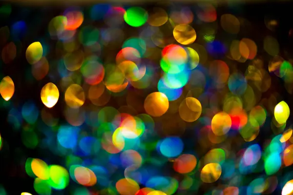 Leid Glitter Lichten Achtergrond Kunstlichten Decoratie Bokeh Glitters Achtergrond Abstracte — Stockfoto