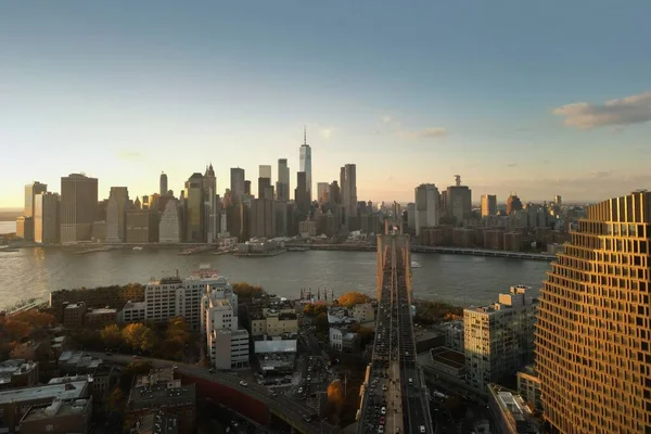 New Yorks Skyline Byggnader New York New York Byggnader Skyline — Stockfoto