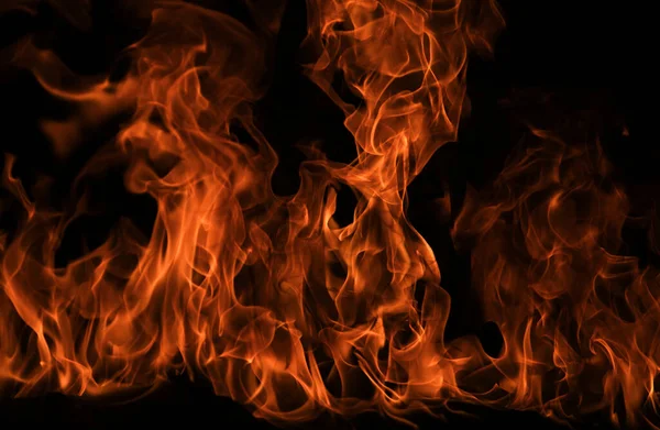 Fire Flame Texture Banner Background Burn Abstract Lights — Stock Photo, Image