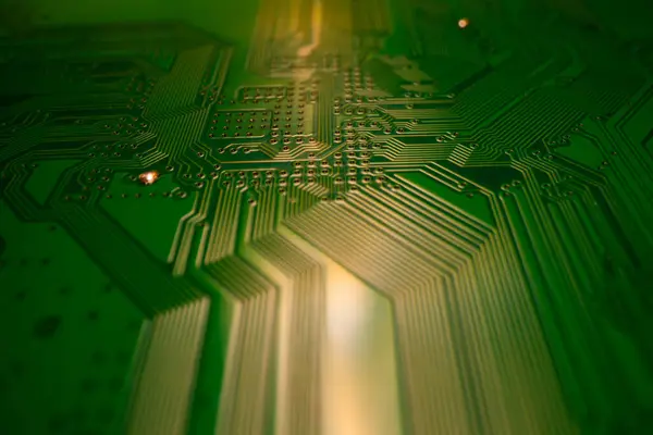 stock image Circuit board background. Electronic circuit board texture. Computer technology, digital chip, electronic pattern. Tech texture. Technology system with digital data