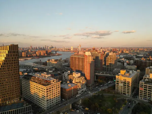 Skyline Von New York Skyline Von New York City Von — Stockfoto