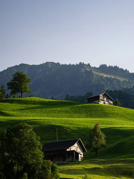 Alpiner Rückzug Mountain Living Gemütliches Altes Haus Rustikaler Charme Alpenausflug — Stockfoto
