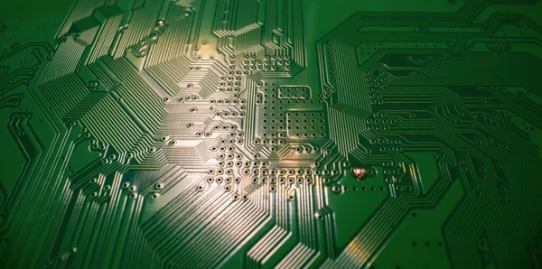 Technology Hardware Background High Tech Electronic Circuit Board Background Electronic — Stockfoto