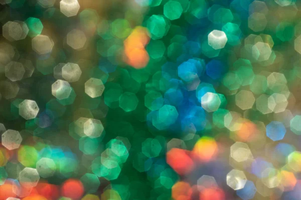 Abstrakt Bokeh Bakgrund Glödande Ljus Mjuk Fokus Glitter Bakgrunder Lätt — Stockfoto