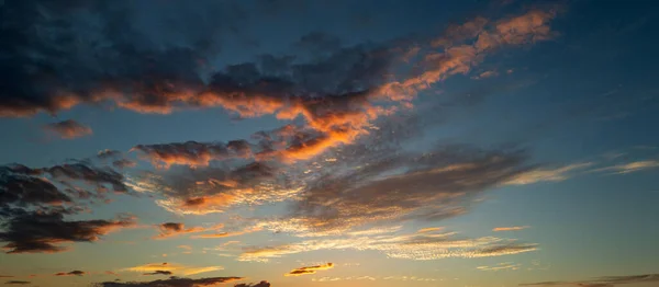 Pôr Sol Tropical Belo Céu Pôr Sol Com Nuvens Pôr — Fotografia de Stock