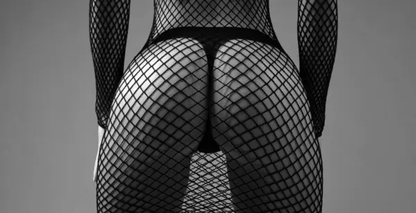 Şehvetli Erotik Kadın Striptizci Pin Ile Büyük Göt Üstsüz Kız — Stok fotoğraf