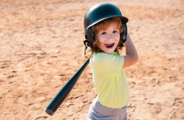 Kid holding a baseball bat. Pitcher child about to throw in youth baseball clipart
