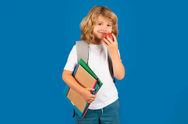 School Child Schoolboy Pupil Kid Learning Knowledge Kids Education Concept — Stock Photo, Image