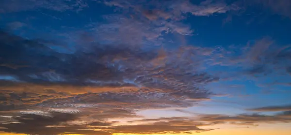 Céu Nascer Sol Com Nuvens Sunset Sky Twilight Evening Sunset — Fotografia de Stock