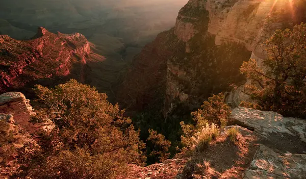 Grand Canyon Ulusal Parkı Manzaralı Abd Gezisi — Stok fotoğraf