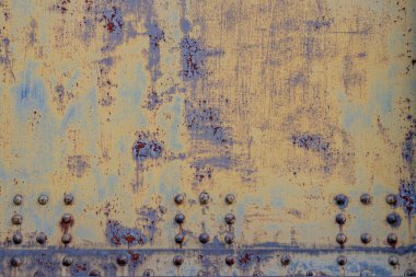 Gri grunge çeliği desenli duvar arkaplanı. Metal zemin. Çelik dokular ya da metaller. Eskimiş paslı metal doku arka planı. Kazınmış ve lekelenmiş paslı metal arka plan