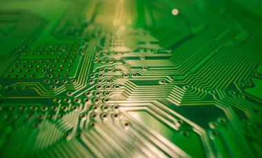 Devre kartı geçmişi. Elektronik devre kartı dokusu. Bilgisayar teknolojisi, dijital çip, elektronik model. Teknoloji dokusu. Dijital veriye sahip teknoloji sistemi