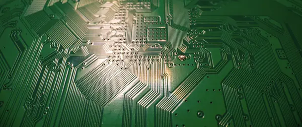 stock image Circuit board, electronic motherboard. Digital engineering concept, hi-tech technology concept. Tech background
