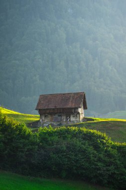 Dağ sıcacık Eski Ev. Kırsal Cazibe. Alpine Kaçamağı. Dağ evi. Alplerde rahat bir ahşap ev, inziva. Alp Dağı 'ndaki ev. Alplerdeki Retro House. Orman yakınlarındaki ahşap ev