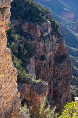 Canyon Ulusal Parkı. Kanyonlar çöl manzarası. Nevada 'daki Kanyon Çölü