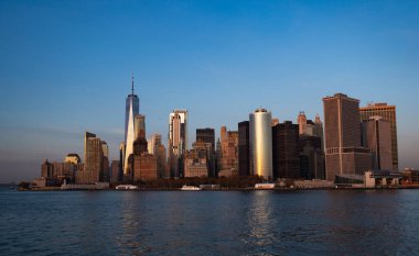 The skyline of New York City, United States.