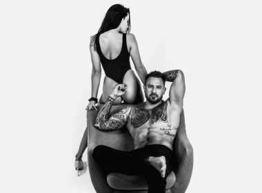 Sensual passionate couple enjoying tenderness and intimacy. Young sexy couple. Romantic lovers. Portrait of a sensual sexy couple in love. Young sexy couple embracing. Loving coupl hugging. Sexy